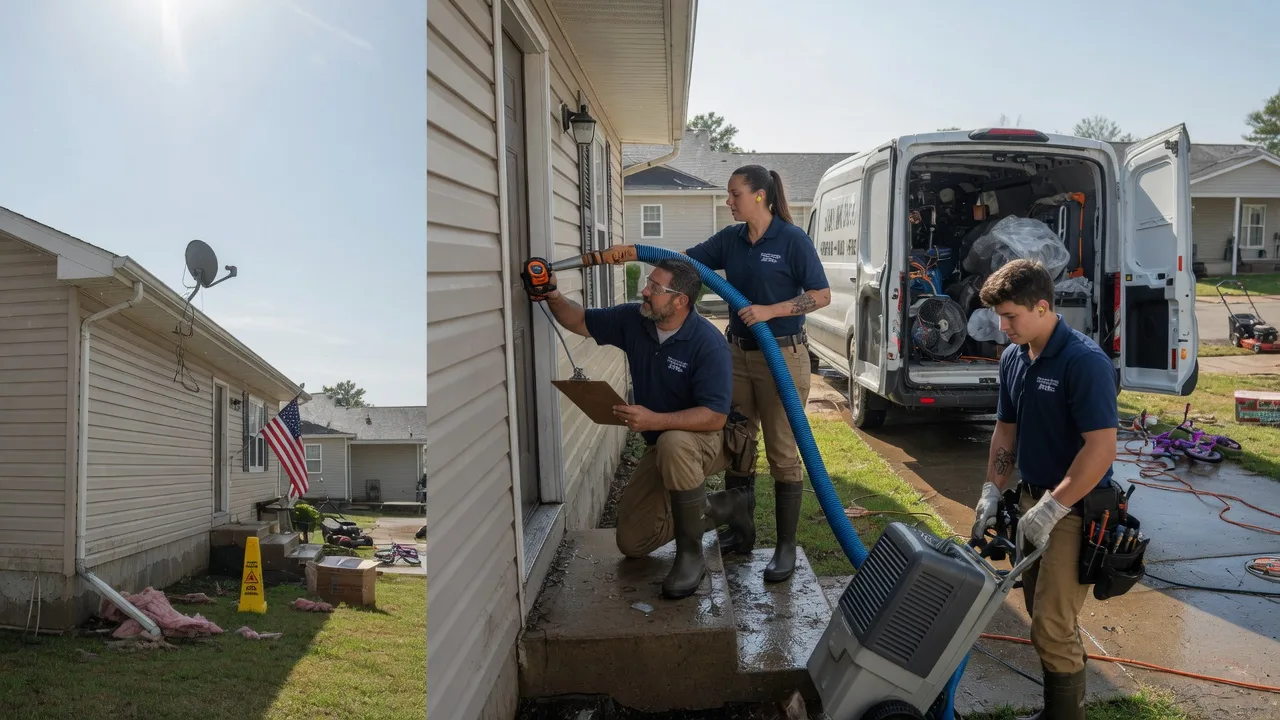 Ceiling Water Damage Restoration in Danube, MN near me